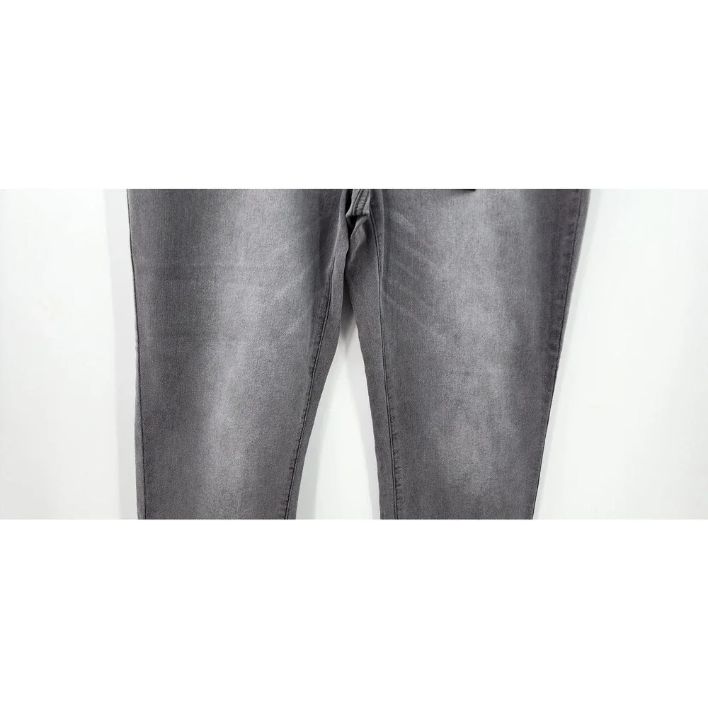 New NWT DG^2‎ by Diane Gilman Black Wash Skinny Jeans Size 16 P W